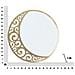 Specchio Con Cornice Luna 2 - Oro - Metallo - 72x1x72 Cm - Foto miniatura 6