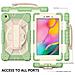Custodia Verde Per Samsung Galaxy Tab A 8"" Con Supporto E Cinturino - Stile E Protezione! - Foto miniatura 2