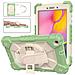 Custodia Verde Per Samsung Galaxy Tab A 8"" Con Supporto E Cinturino - Stile E Protezione! - Foto miniatura 1