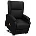 Lusso Casadino -  Poltrona Alzapersona Nera In Similpelle - Foto miniatura 2