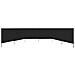 Paravento A 6 Pannelli In Tessuto 800x120 Cm Nero - Foto miniatura 3