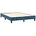 Letto a Molle con Materasso e LED Blu Scuro 140x190 cm - Foto miniatura 5
