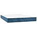 Letto a Molle con Materasso e LED Blu Scuro 140x190 cm - Foto miniatura 6