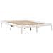 Letto Libreria senza Materasso Bianco 160x200 cm Legno di Pino - Foto miniatura 5