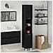 Mobile da bagno  Nero Rovere 30x30x179 cm in legno ingegnerizzato - Foto miniatura 2