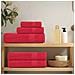 Asciugamani Doccia 10 pz Rossi 70x140 cm 360 g/m² 100% Cotone - Foto miniatura 3