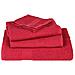 Asciugamani Doccia 10 pz Rossi 70x140 cm 360 g/m² 100% Cotone - Foto miniatura 4