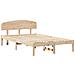 Struttura del letto Marrone 120 x 190 cm Legno massello di pino - Foto miniatura 1