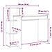 Scrivania rovere artigianale 100 x 40 x 90 cm Legno multistrato - Foto miniatura 9