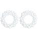 Corone di Palline di Natale 2 pcs Bianco 33 x 33 x 7 cm - Foto miniatura 1