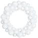 Corone di Palline di Natale 2 pcs Bianco 33 x 33 x 7 cm - Foto miniatura 4
