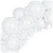 Corone di Palline di Natale 2 pcs Bianco 33 x 33 x 7 cm - Foto miniatura 6