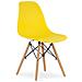 Sedia OSAKA gialla dal design ergonomico per il soggiorno - Foto miniatura 1