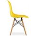 Sedia OSAKA gialla dal design ergonomico per il soggiorno - Foto miniatura 4