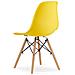 Sedia OSAKA gialla dal design ergonomico per il soggiorno - Foto miniatura 6