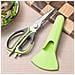 Forbici Per Ossa Di Pollo In Acciaio Inox Con Guaina Magnetica - Forbici Da Cucina Multiuso Green - Foto miniatura 2