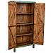 Armadio In Legno Verde Fatto A Mano 85x40x176h Cm - Foto miniatura 5