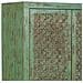 Armadio In Legno Verde Fatto A Mano 85x40x176h Cm - Foto miniatura 7