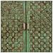 Armadio In Legno Verde Fatto A Mano 85x40x176h Cm - Foto miniatura 8