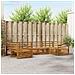 Set divani 6 pcs Naturale Legno di Acacia Massello - Foto miniatura 2