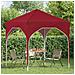 Tenda per feste a pop-up 194 x 194 x 245 cm Borgogna - Foto miniatura 3