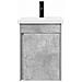 Mobile bagno con rubinetto Grigio Cemento 42 x 40 x 74,5 cm - Foto miniatura 5
