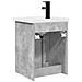 Mobile bagno con rubinetto Grigio Cemento 42 x 40 x 74,5 cm - Foto miniatura 7