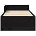 Struttura letto con testata Rovere Nero 80 x 200 cm - Foto miniatura 3