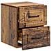 Mobiletto da notte a muro 2 pcs Legno antico 34,5 x 33 x 40 cm - Foto miniatura 4