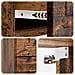 Mobiletto da notte a muro 2 pcs Legno antico 34,5 x 33 x 40 cm - Foto miniatura 8