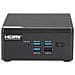Micro 6100V1 Intel Core Ultra 5 125H 16 GB DDR5-SDRAM 500 GB SSD Windows 11 Pro Micro PC Mini PC Nero - Foto miniatura 4