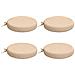 Cuscini per Sedia in 4 Pezzi SOEST 4 pz 100% Poliestere Crema - Foto miniatura 1