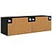 Armadietto a muro 2 pz 120 x 36,5 x 35 cm Legno ingegnerizzato - Foto miniatura 5
