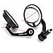 Coppia Specchietti Retrovisori Moto Manubrio Bar End 18 Mm Nero - Foto miniatura 2