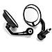 Coppia Specchietti Retrovisori Moto Manubrio Bar End 18 Mm Nero - Foto miniatura 1