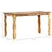 Tavolo Da Pranzo 140x70x76 Cm In Legno Massello Di Recupero - Foto miniatura 4