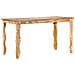 Tavolo Da Pranzo 140x70x76 Cm In Legno Massello Di Recupero - Foto miniatura 5