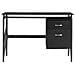 Scrivania Moriton Nero 117 Cm 57 Cm Con Contenitore - Foto miniatura 5