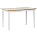 Tavolo Da Pranzo Allungabile In Legno Chiaro E Bianco 120/150 X 80 Cm Houston - Foto miniatura 11