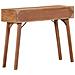 Tavolo Consolle 100x35x76 Cm In Legno Massello Di Mango - Foto miniatura 6