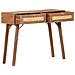 Tavolo Consolle 100x35x76 Cm In Legno Massello Di Mango - Foto miniatura 7