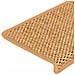 Tappeti Autoadesivi Scale Aspetto Sisal 15pz 65x21x4 Arancione - Foto miniatura 2