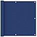 Paravento da Balcone Blu 90x600 cm Tessuto Oxford - Foto miniatura 1