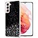 Custodia Compatibile Con Samsung Galaxy S21 5g In Nero Con Glitter - Coperchio Protettivo In Silicone Tpu Flessibile Con Glitter Scintillanti - Foto miniatura 1