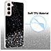 Custodia Compatibile Con Samsung Galaxy S21 5g In Nero Con Glitter - Coperchio Protettivo In Silicone Tpu Flessibile Con Glitter Scintillanti - Foto miniatura 4
