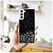 Custodia Compatibile Con Samsung Galaxy S21 5g In Nero Con Glitter - Coperchio Protettivo In Silicone Tpu Flessibile Con Glitter Scintillanti - Foto miniatura 7