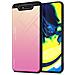 Cadorabo Custodia Compatibile Con Samsung Galaxy A80 / A90 4g In Giallo - Rosa - Coperchio Protettivo Bicolore In Vetro Temperato E Silicone Tpu - Foto miniatura 1