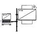462136 supporto da tavolo per Tv a schermo piatto 81,3 cm (32") Nero Scrivania - Foto miniatura 6