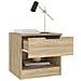 Comodini 2 Pz Rovere Sonoma In Legno Multistrato - Foto miniatura 3