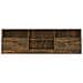 Mobile Tv Rovere Fumo 150x33,5x45 Cm In Legno Ingegnerizzato - Foto miniatura 5
